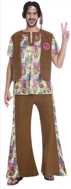 60s Psychedelic Man - Adult Costume