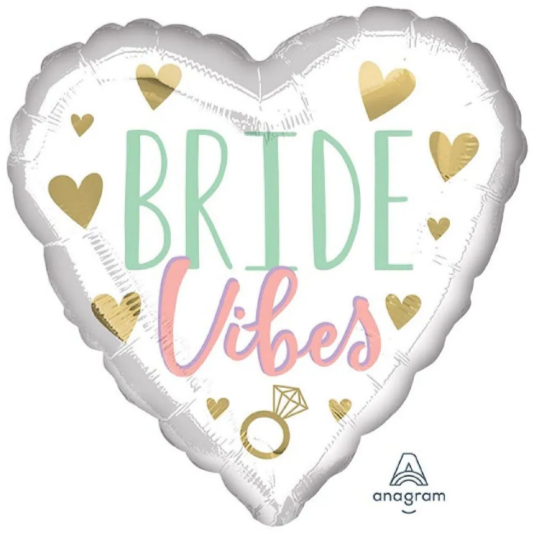 Bride Vibes Hen Party Balloon - 18" Foil