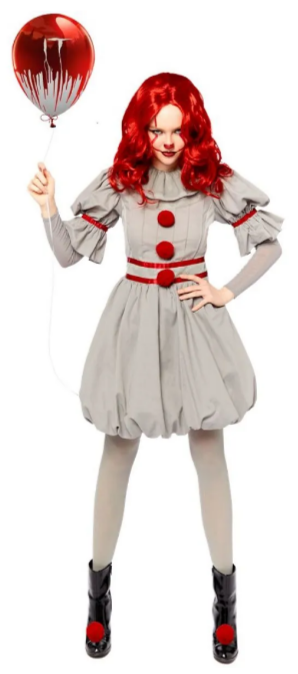 IT Pennywise Clown Dress - Adult Costume