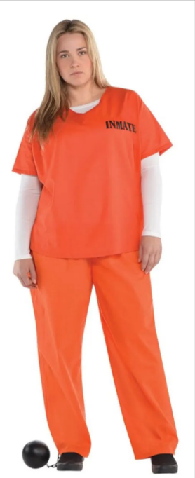 Orange Inmate - Adult Costume