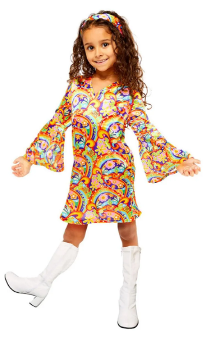 Rainbow Hippie - Child Costume