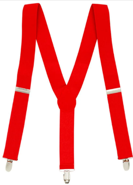 Red Suspender Braces
