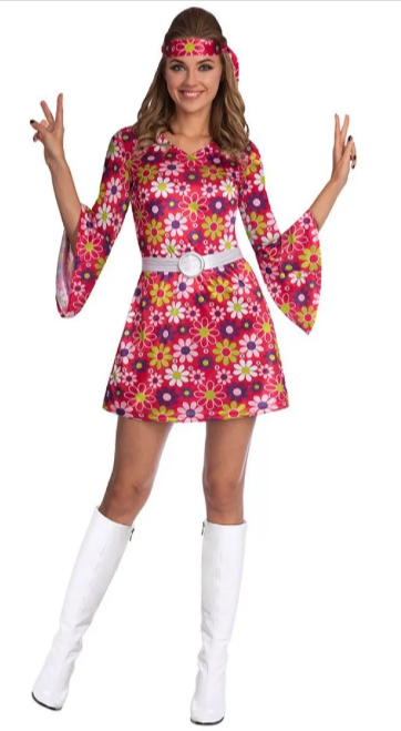 Retro Girl - Adult Costume
