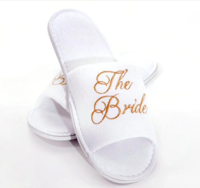 The Bride Spa Slippers