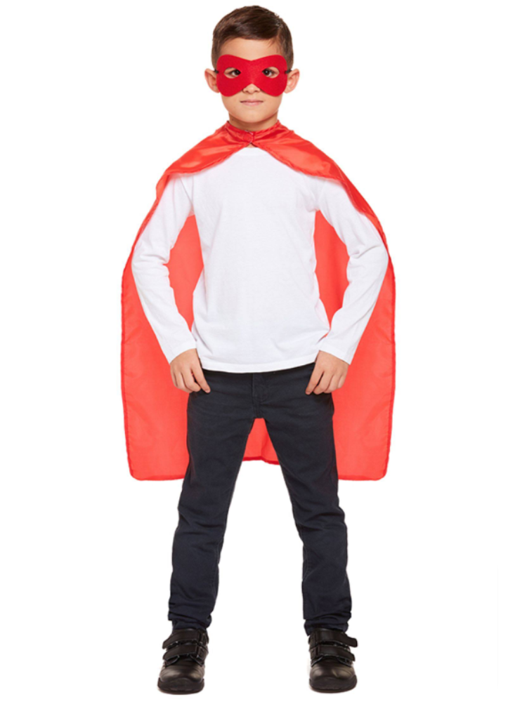Superhero Cape and Eye Mask- Child