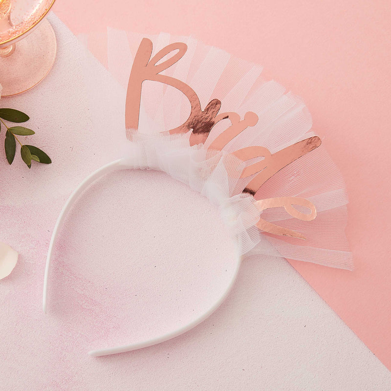 Bride to Be Veil Headband