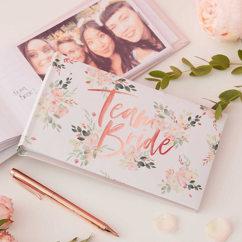 Team Bride Floral Photo Album