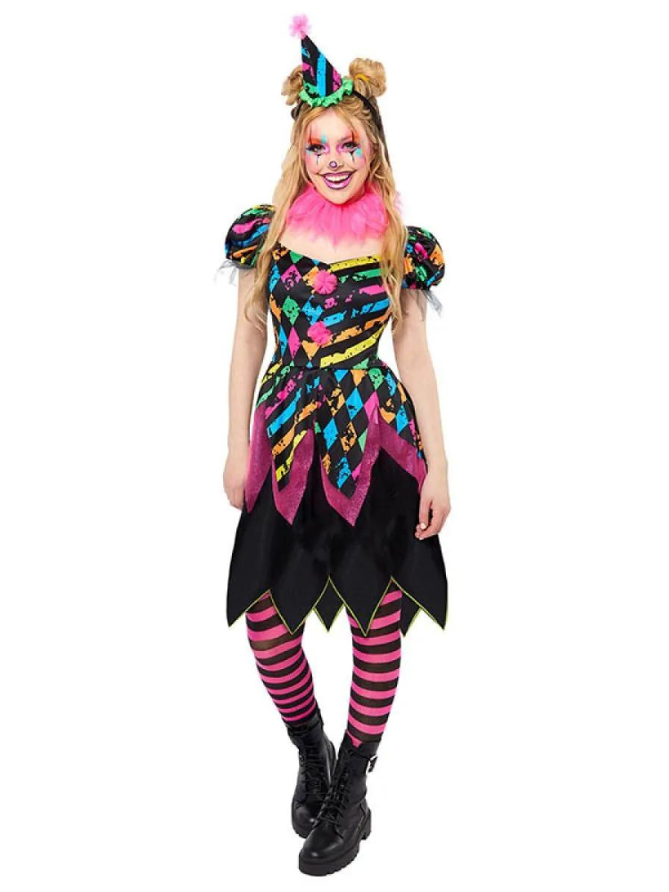 Funhouse Clown Lady - Adult Costume