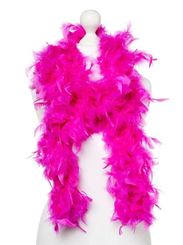 Fuschia Feather Boa - 180cm