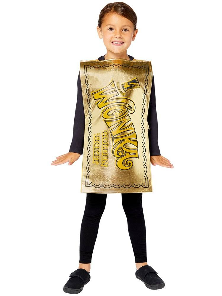 Willy Wonka Golden Ticket - Child Costume