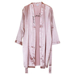 Pink Embroidered 'Bridesmaid' Dressing Gown