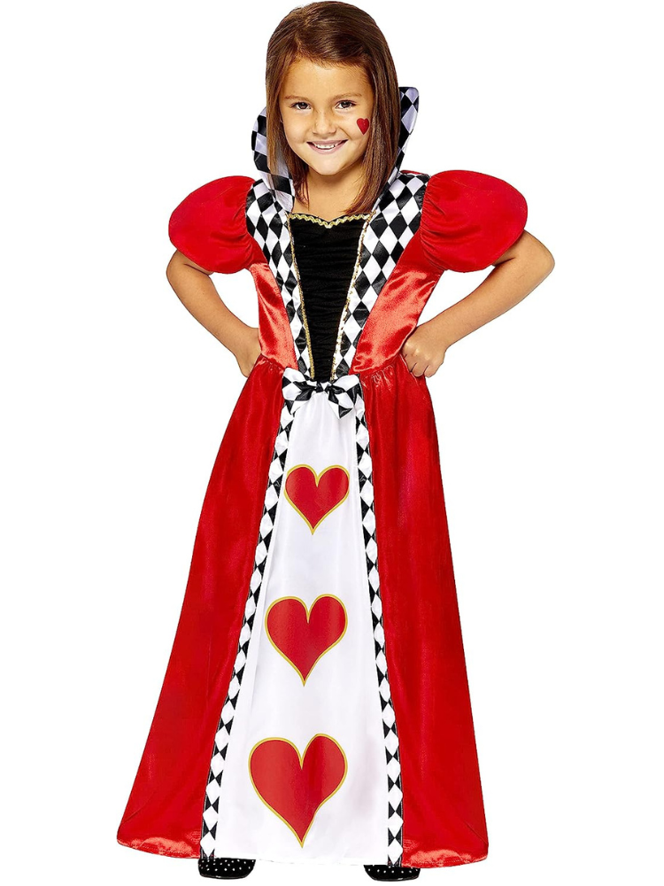 Queen of Hearts Gown - Child and Teen Costume