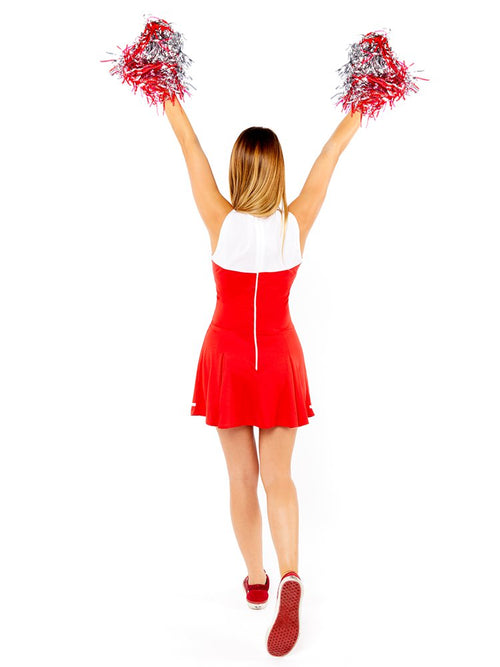 Red High School Cheerleader
